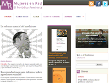 Tablet Screenshot of mujeresenred.net